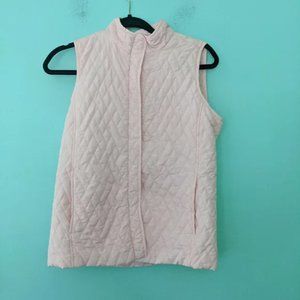 Croft and Barrow Pink Quilted Vest XS